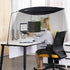 ALNESTE Cubicle Shade for Desk to Block Light, Adjustable Desk Shade for Office Cubicle, Cubicle Leaf Shade, Office