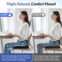 Tailbone ZIKEE Ergonomic Seat Cushion with Thigh Slope for Long Sitting, Memory Foam Office Chair Cushion for Car