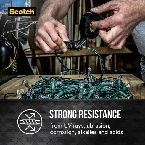 Scotch Super 33+ Vinyl Electrical Tape, 3/4-in by 450-in, 1-Roll with Dispenser