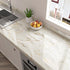 Glossy Marble Contact Paper for Countertop Kitchen Beige Gold Marble Wallpaper Modern Vinyl Wall Paper for Bathroom Waterproof 15.75"x78" Stick on Wallpaper Cabinet Wrap Desk Backsplash by Wallderful