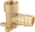 (Pack of 4) EFIELD Pex-A Expansion Brass Fittings, 3/4"x 3/4" Female NPT Drop-ear Elbow Adapters