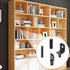 WISSXNA 100Pcs 4 Pins(5mm 6mm) Shelf Pegs for Shelves, Styles Shelf Pins Kitchen Cabinet Shelf Pegs,Black Shelf Holders