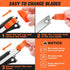 JOYUMY 20 Pack 10 18mm Utility Knife, Box Cutter Retractable, Box Knife for Cartons, Cardboard, and Boxes, Box Opener
