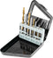 Performance Tool W8697 10-Piece Screw Extractor Set, Spiral Flute