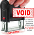 Void Stamps Custom Rubber Stamp, Self Inking Personalized Office Stamps for Business Supplies, Red Ink (Void Stamp)