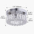 K9 Small Modern Small Crystal LED Chandelier Mini Flush Mount Round Ceiling Light Fixture Crystal Ceiling Lamp
