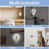 Colorful Stained Glass Dusk to Dawn Star Night Light,Abstract Smart Sensor Nightlight for Bedroom Kitchen Hallway