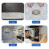 uxcell Fluorine Rubber O-Rings, 9.5mm OD, 7.5mm ID, 1mm Width FKM Seal Gasket, Green, Pack of 10