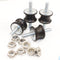 M8 Rubber Waisted Vibration Isolation Mounts, Anti Vibration Isolator Mounts for Motors and Compressors