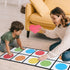 Drydiet Set 1 12 2 Elkonin Box Floor Mat Activity Include Mat Circles Hearts Science of Reading Classroom Materials