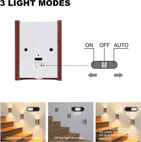 Generic Sets 2, Indoor Wall Sconce of Linkage Sensor Wall Sconce Led Up Down Wall Lamp,for Indoor Living Room Bedroom