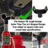 Bottle Jack Adapter for 12t Bottle Jack, Safe Steel Lifting Saddle for 3 Inch and 4 Inch Round & Square Axle Tube