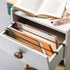 Hicarer 8 Pcs Metal Hanging File Bracket Clips, Storage Hanging File Rail Clips, Fits 1/2" Drawer Side for File Storage