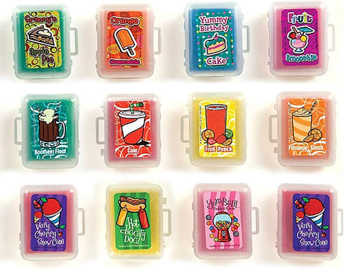 Curious Minds Busy Bags 12 Scented Kneaded Erasers, Fun Sensory Putty Fidget for School or Office