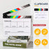 Hilitchi Film Movie Cut Action Board, Acrylic Plastic Slate with Color Sticks and 5 Whiteboard Markers