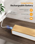 5200mAh 3 Dimmable Rechargeable Wood Wall Lights with Remote & Touch, Battery Operated Wall Sconce Color Temperatures