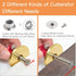 YOSELIN Dovetail Marking Jig Wheel Marking Gauge Tool Set, 1 Woodworking Pencil, 1 Wheel Cutter for Hardwood, 1 Bearing