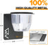 2 Pack 3 Solar Wall Lights Outdoor Waterproof, Metal Wall Lights + USB-C Powerd, Dusk to Dawn Solar Porch Lights