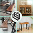 2 6 Inch WOPPLXY Pcs Metal Table Legs, Black Furniture Legs, Trapezoid Table Legs, Metal Bench Legs for DIY TV