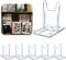 Hushee 5 Pack Acrylic Book Stand for Display Adjustable Clear Book Display Holder