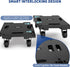 4 440 Lbs 1 Pack, Ronlap Furniture Moving Dolly Wheels Heavy Duty Small Flat Dolly Cart with Wheels Interlocking