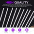 Swpeet 15Pcs Milkly Plastic Rods Assortment Kit, Diameter 3mm Length 250mm for DIY Model Making