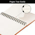 EUSOAR Spiral Journal Notebooks - 12 Pack A5 160 Pages, Tear-off College Ruled Paper, Thick Hardcover, Assorted Colors