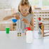 SILENRADAWN 2pcs 500Ml Laboratory Narrow Mouth Wash Bottles with Scale, Portable Plastic Pointed Spout Cleaning Bottles