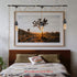 CAFULAM 3 Light Hemp Rope Plug in Pendant Light Rattan Hanging Lights with Plug in Cord with Woven Lamp Shade, Plug