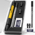 Nicpro 1.3 mm Mechanical Pencil Set with 12 Lead Refill, Heavy Duty Carpenter Pencil for Outdoor Marking