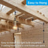15FT E26 Simple Deluxe Pendant Light Cord, Suitable Socket with Switch, Twisted Black Cloth Plug in Hanging Light Kit