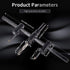 KATUR Adjustable Circle Hole Cutter Saw Kit, 30mm to 200mm Wood Drywall Drill Bit for DIY