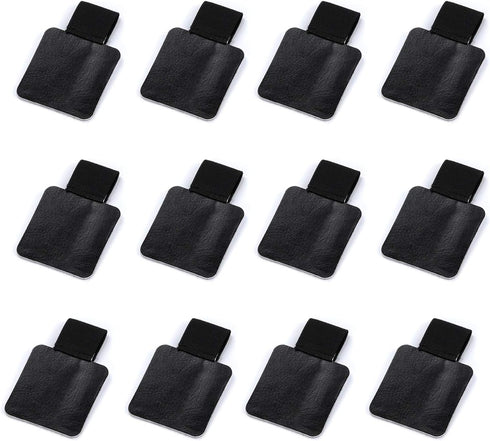 Pen Loop Holder Set, 12 Pack Self-Adhesive Pencil Holder, Elastic Design for Notebooks, Journals, 12 Colors