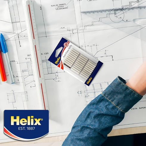 Helix 19071 Pack of 30 Automatic Eraser Refills