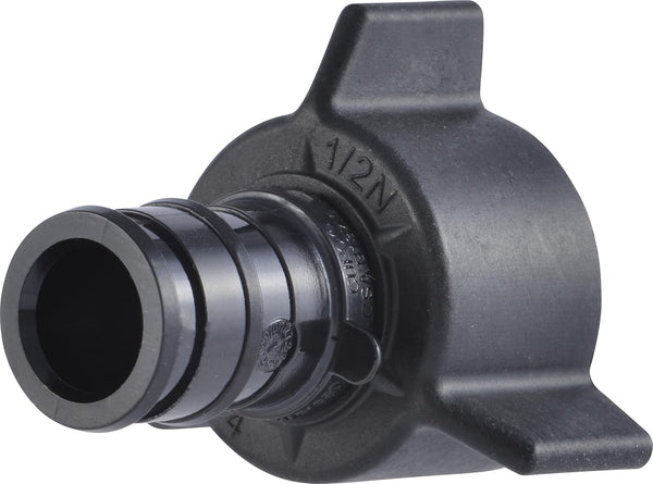 SharkBite 1/2 x 1/2 Inch NPSM Expansion FNPT Swivel Adapter for PEX-A Pipe, Pack of 5, Poly Plumbing Fittings