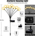 4 Pack NBQQ Solar Garden Lights Outdoor, Swaying Light Waterproof Solar Lights Outdoor for Yard Pathway Patio, Swaying