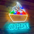 15.7"x11.8" Yogurt Open Neon Sign, Coffee Shop Decor, Custom Ice Cream LED Light, Sweet Store Wall Decor, Welcome Sign