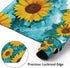 Modern Abstract Art Sunflowers Gaming Mouse Pad, XXL Large Desk Mouse Pad with Stitched Edges, Waterproof