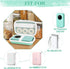 Case Compatible with Phomemo D30 D35, NELKO P21, NIIMBOT D110 Label Maker with 3 Roll Label Tape