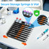 BQDQYBS 8 Aesthetic Practitioner Syringe Tray with Slots Label, Vial Holder/Syringe Tray Combination for Aestheticians