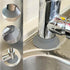 WSIWZAI 4PCS Small Sink Faucet Splash Handle Drip Guard Mat Silicone Pad Protectors Behind Draining for Kitchen