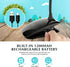 Generic 15 LEDs Stepless Adjustable Brightness & Color (Warm/Cool White), Eye-Care, Touch-Sensitive Switch Clip Reading