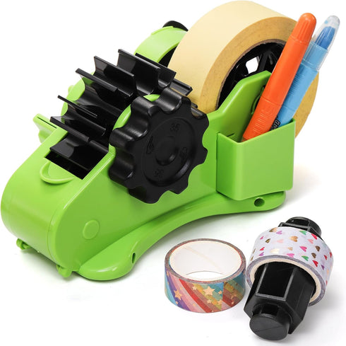 DEAYOU Multi-Roll Heat Tape Dispenser, 1" and 3" Double Reel Cores for Pre-Cut Heat Transfer Tape