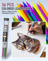 Nicpro 45PCS Aesthetic School Supplies, Big Capacity Pen Case with Pastel Mechanical Pencils and Erasers