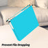 Extra Capacity Plastic Hanging File Folders, 12 Pack Heavy Duty 2 Inch Expansion, Letter Size Accordion Pocket