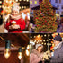 C7 25Ft 27 Bulbs, Christmas Lights, Outdoor Clear Christmas String Lights with Clear Warm White Incandescent Vintage