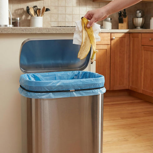 Macuezu 6 13 32 6 PCS Garbage Can Bands, High Elastic Trash Can Bag Holder Straps Fit to Gallon Cans, Nylon Garbage Can