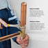 Supply Giant IS-C-34NQU Water Arrestor Type B Straight, Brass