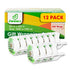 Clear Tape - Transparent Office Tape, Matte Finish, 3/4 in x 650 in, Dispensered, 12 Packs