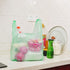 LazyMe T Shirt Bags, Plastic Bags with Handles for Grocery, Retail, St. Patrick's Day, 12x20 Inch (Green, 50pcs)